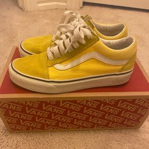Yellow old school vans